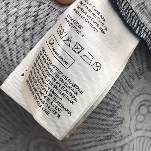 H&M Art Deco Shells Sheath Dress XS - Picture 7 of 8